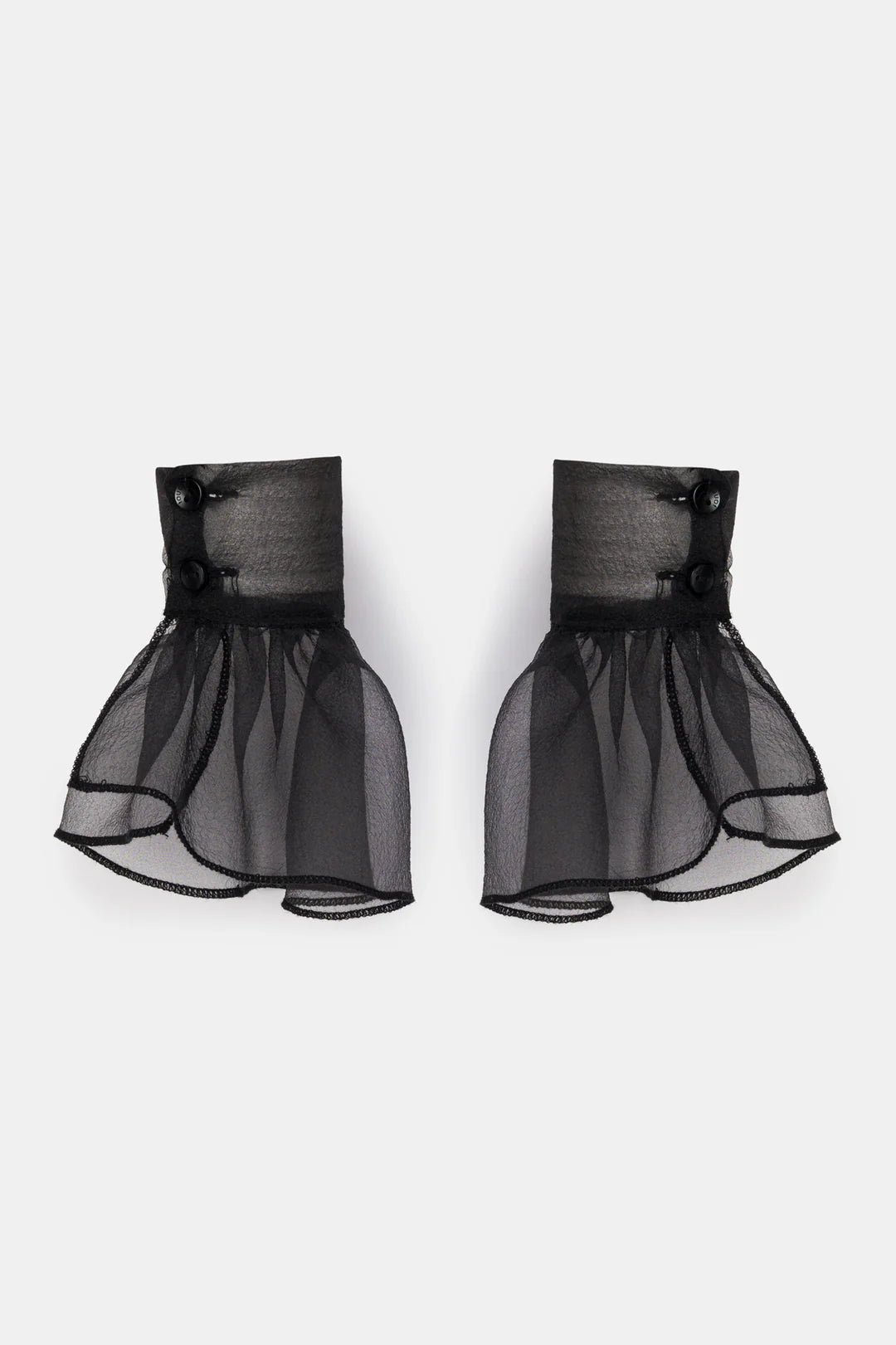 Black Organza Cuffs