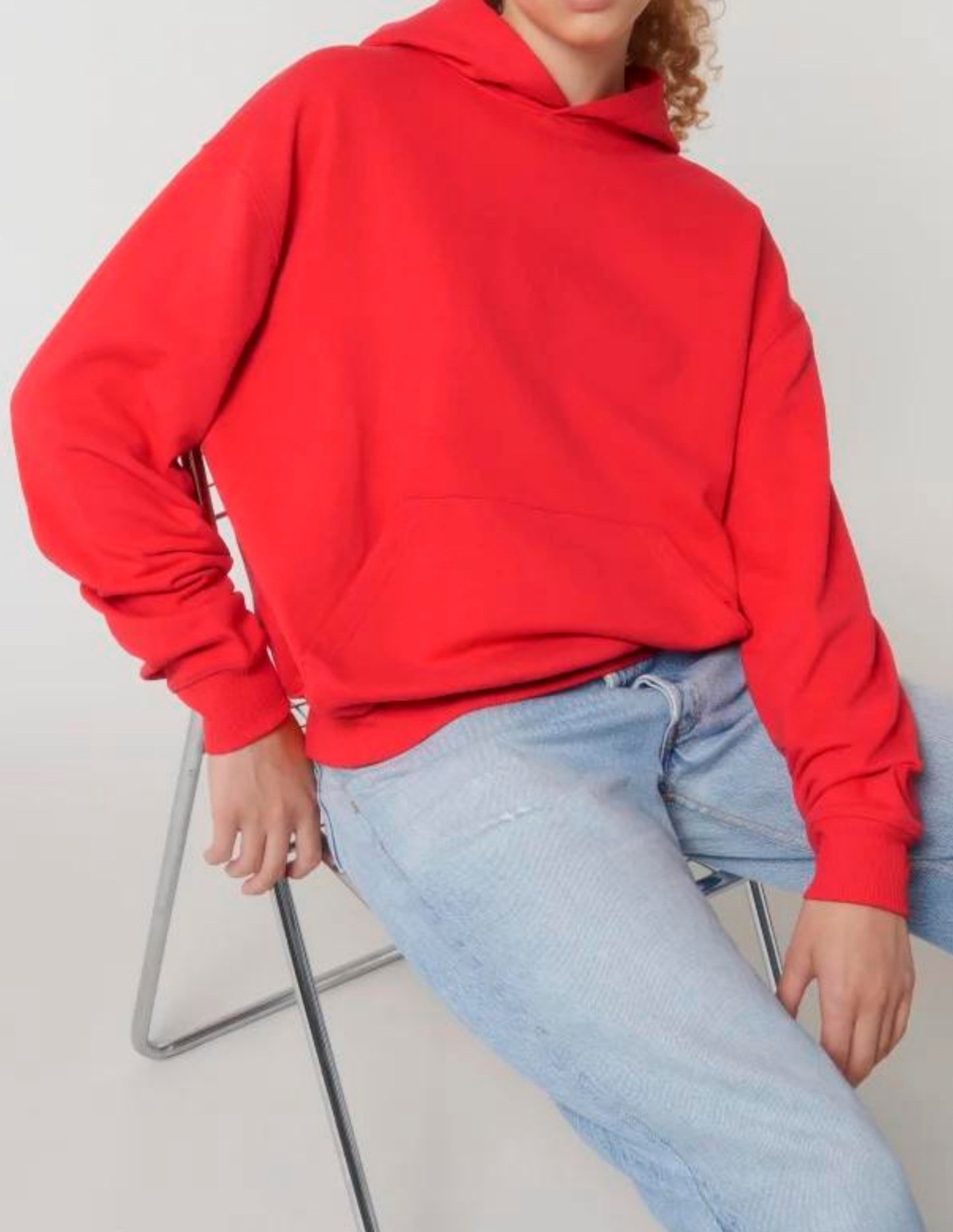 The Deck Chair Red Oversized Hoodie