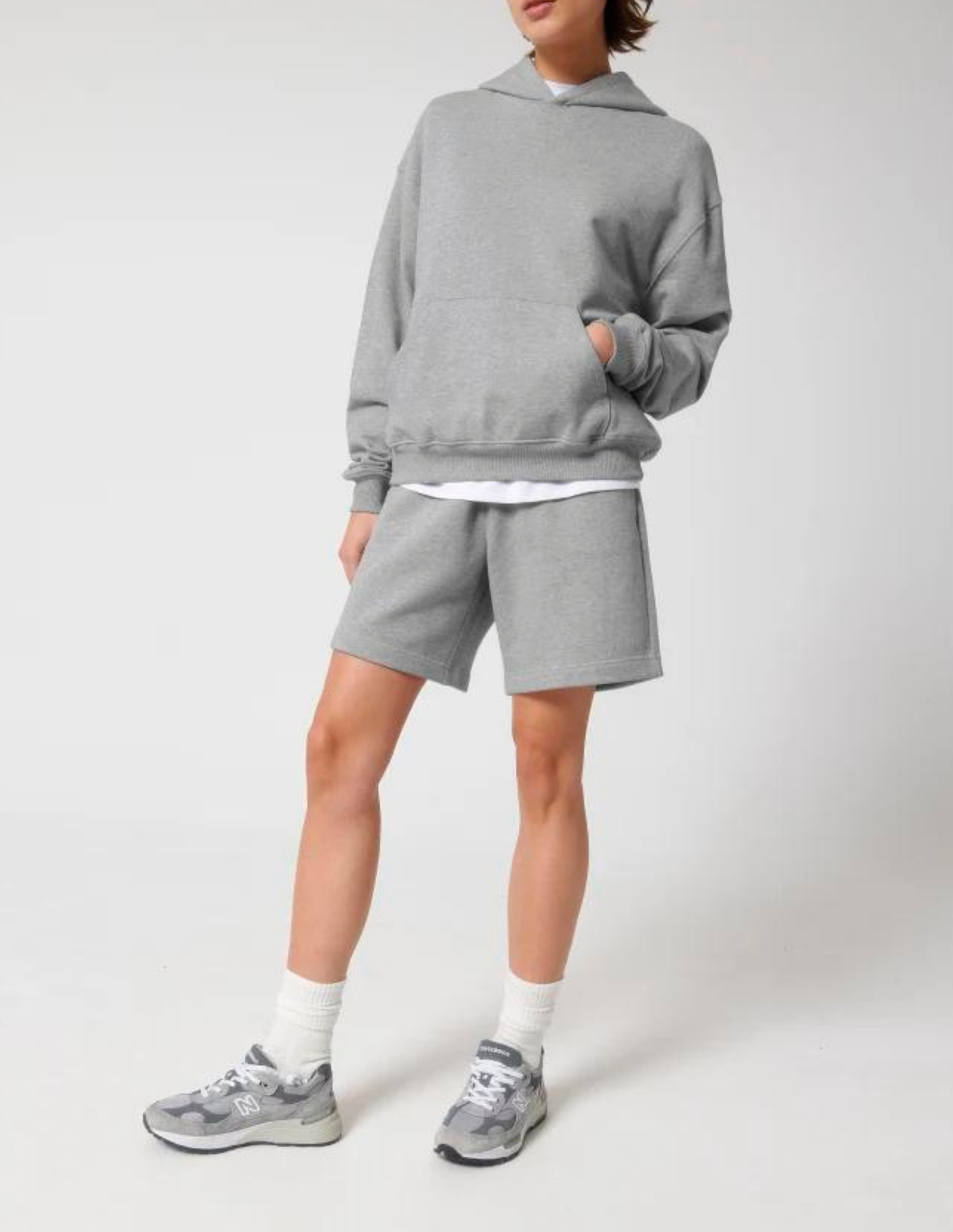 The Heather Grey Oversized Hoodie