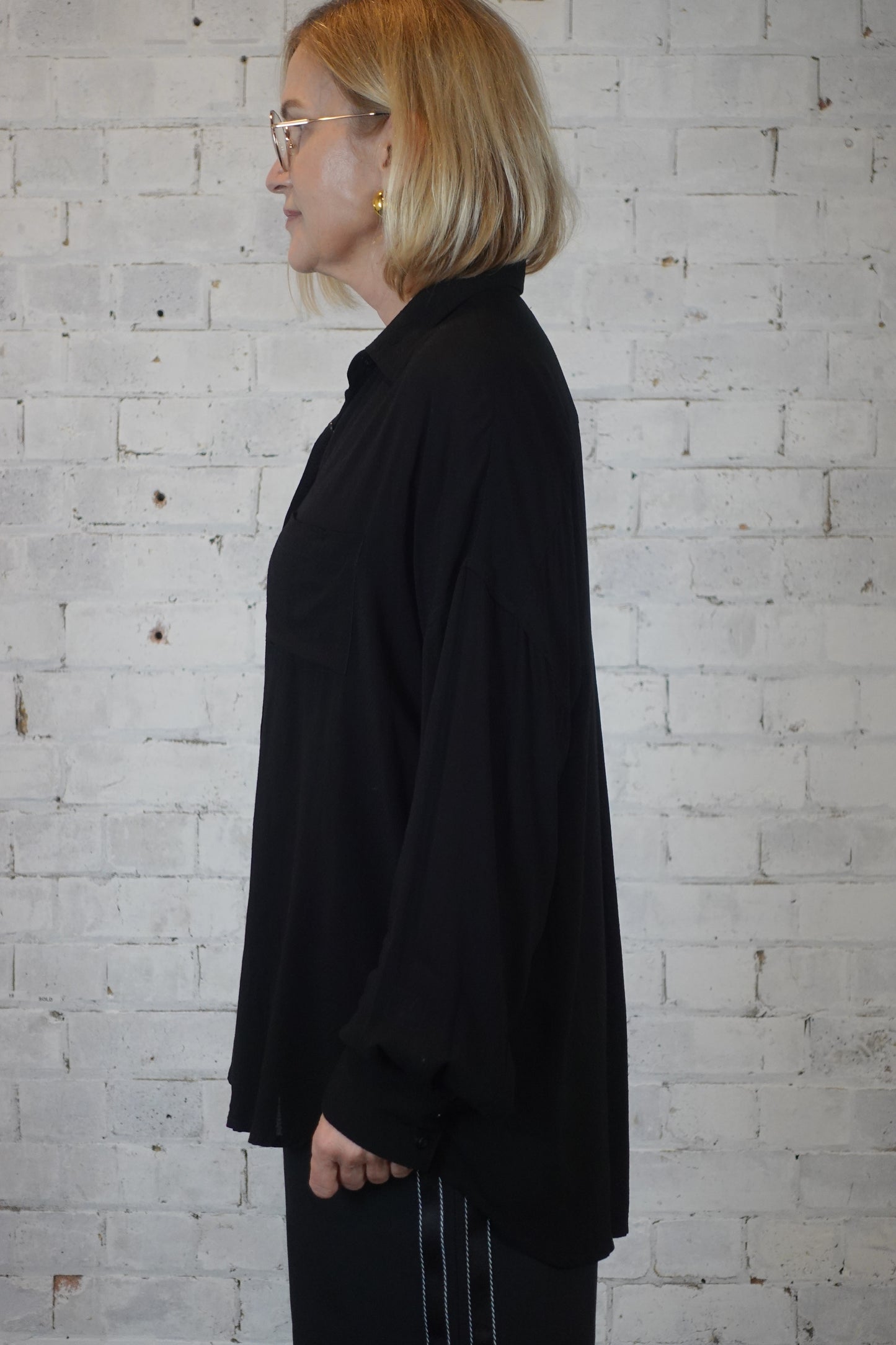 Anima Oversized Shirt – In Our Circle Collection (Black)