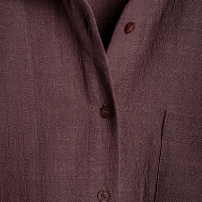 Amalfi Shirt in Muted Brown