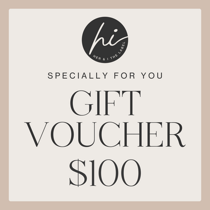 Her & I The Label Gift Voucher