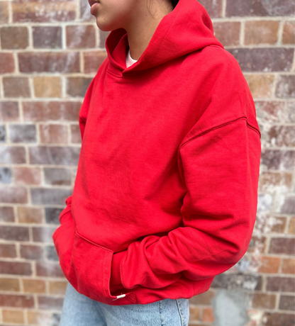 The Deck Chair Red Oversized Hoodie