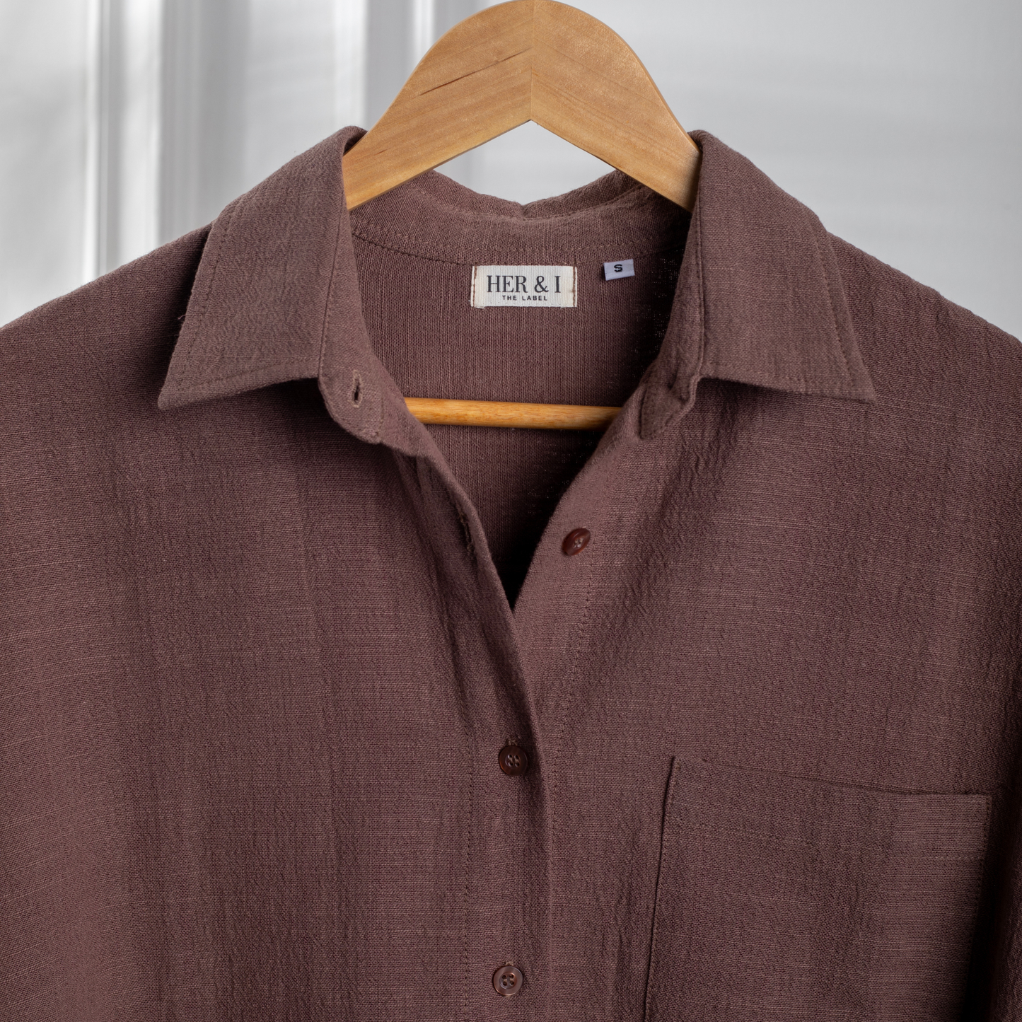 Amalfi Shirt in Muted Brown