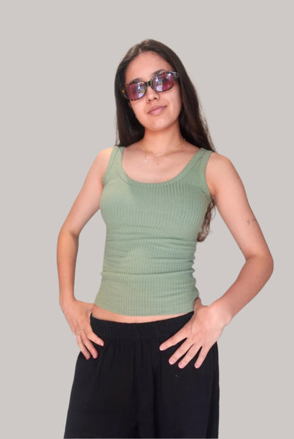 Bella Tank - Sage