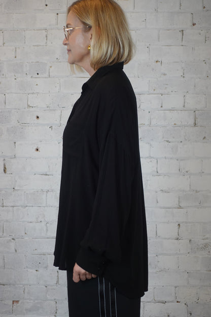 Anima Oversized Shirt – In Our Circle Collection (Black)