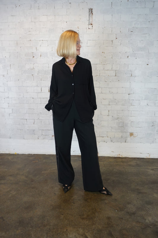 Anima Oversized Shirt – In Our Circle Collection (Black)