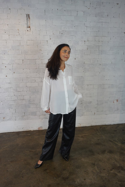 Anima Oversized Shirt – In Our Circle Collection (Pearl)