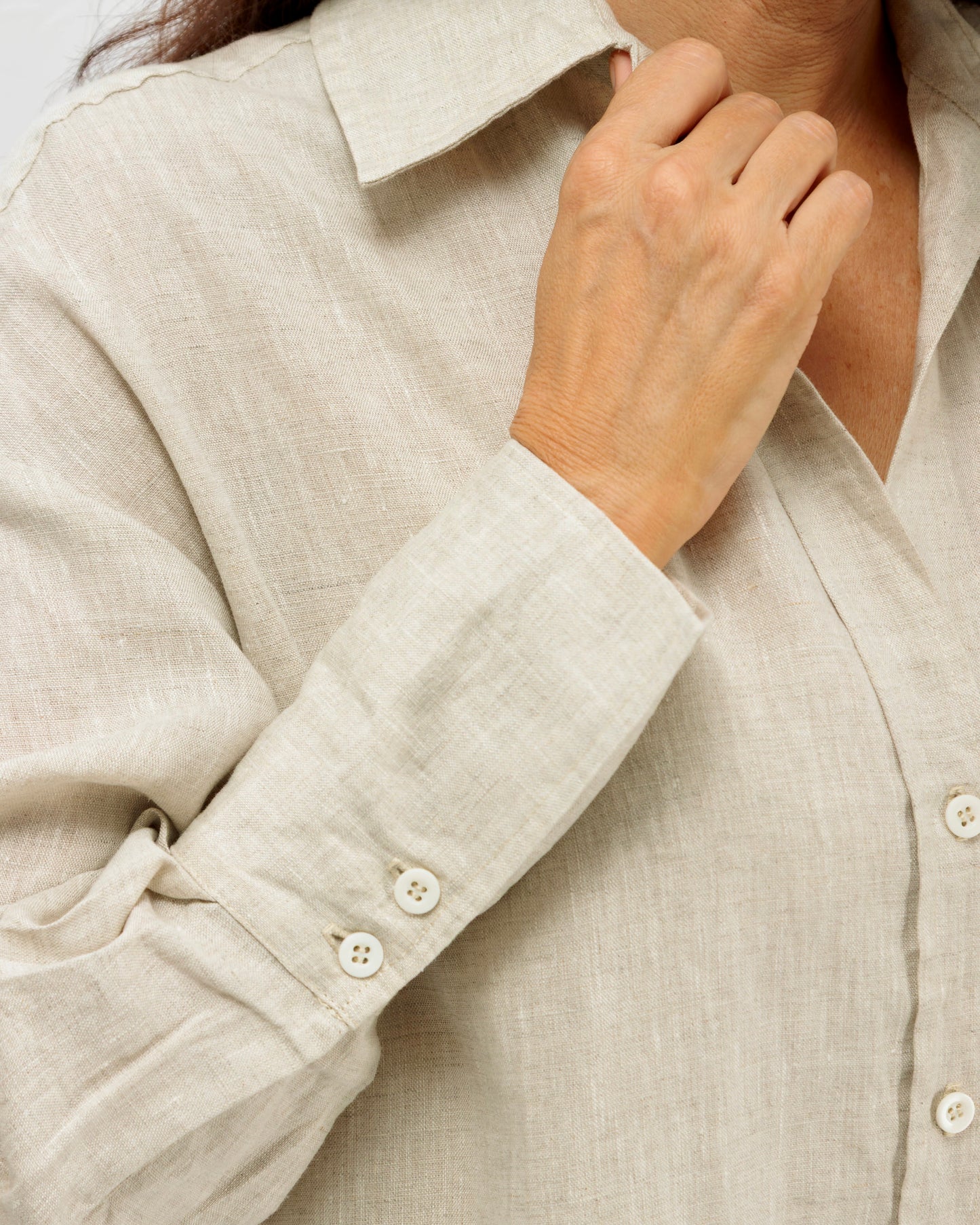 Aria Linen Oversized Shirt