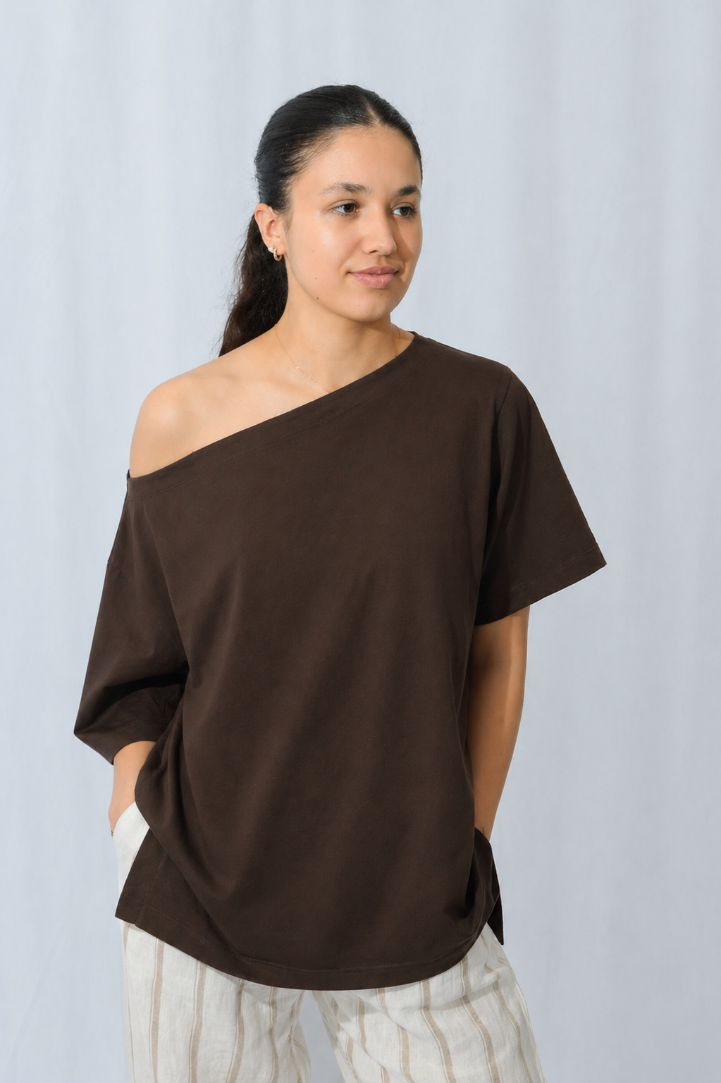 Aria Boat-Neck Tee